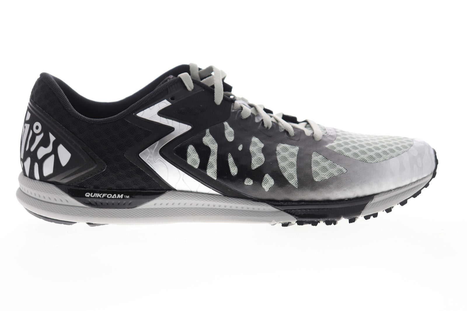 Chaser Mens Silver Gray Mesh Low Top Athletic Cross Training Shoes