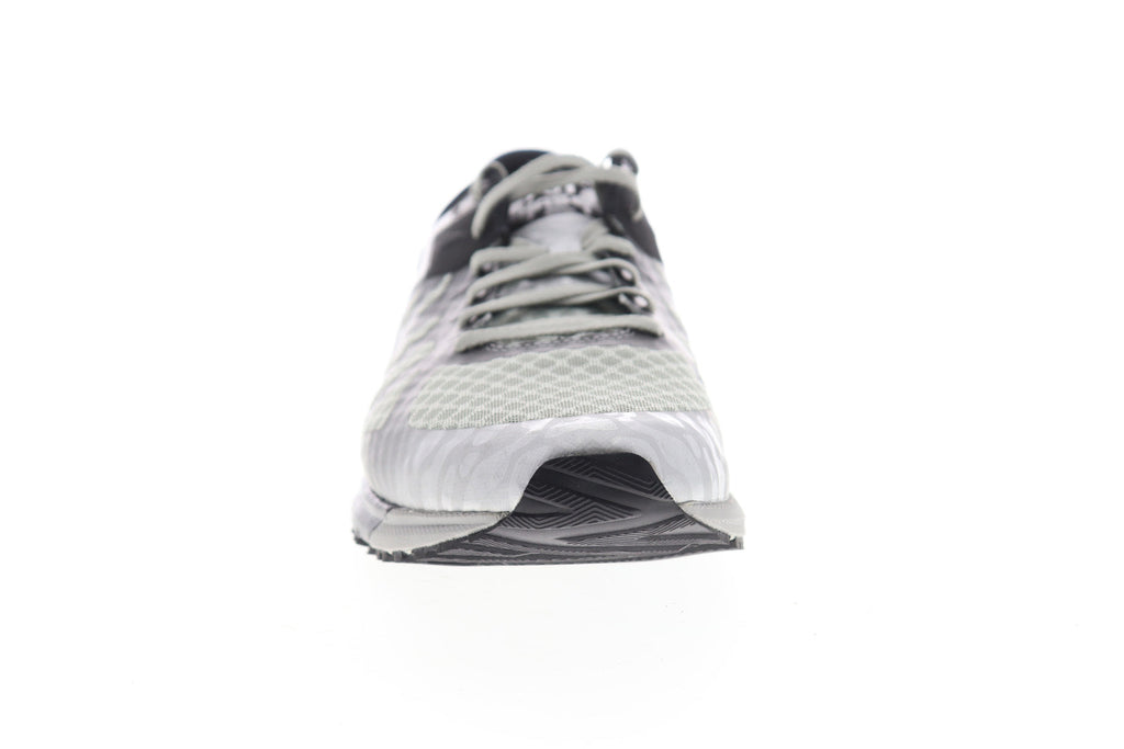 Chaser Mens Silver Gray Mesh Low Top Athletic Cross Training Shoes