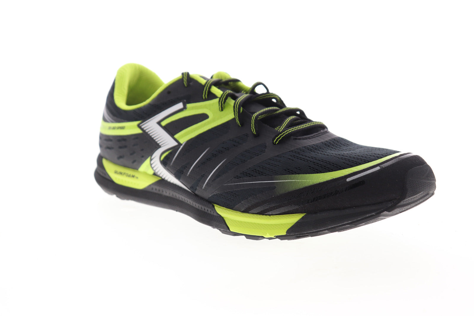 Bio Speed Mens Black Mesh Low Top Athletic Cross Training Shoes