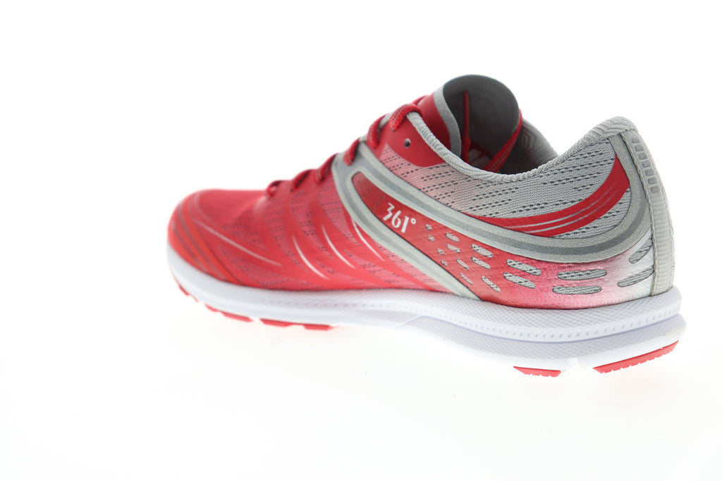 Bio Speed Mens Red Mesh Low Top Athletic Cross Training Shoes