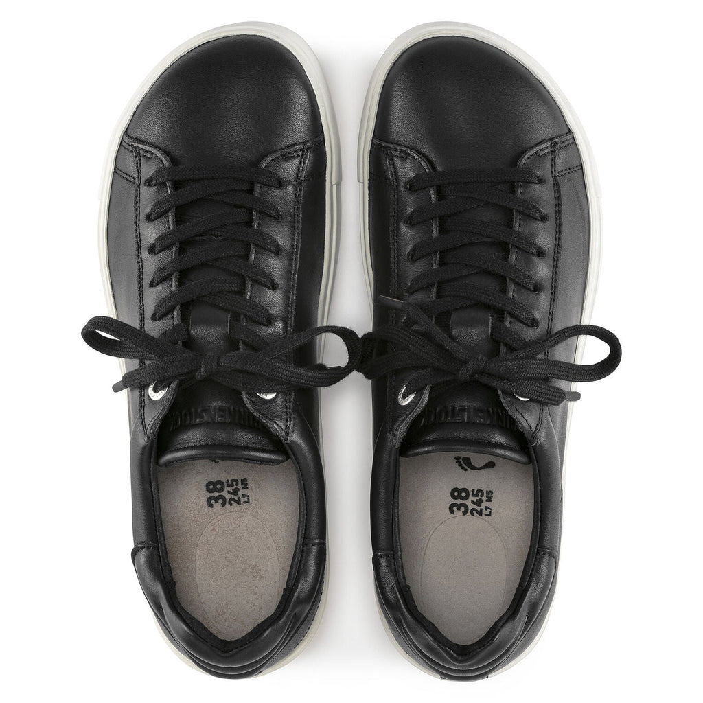 Bend Leather Low Sneaker in Black