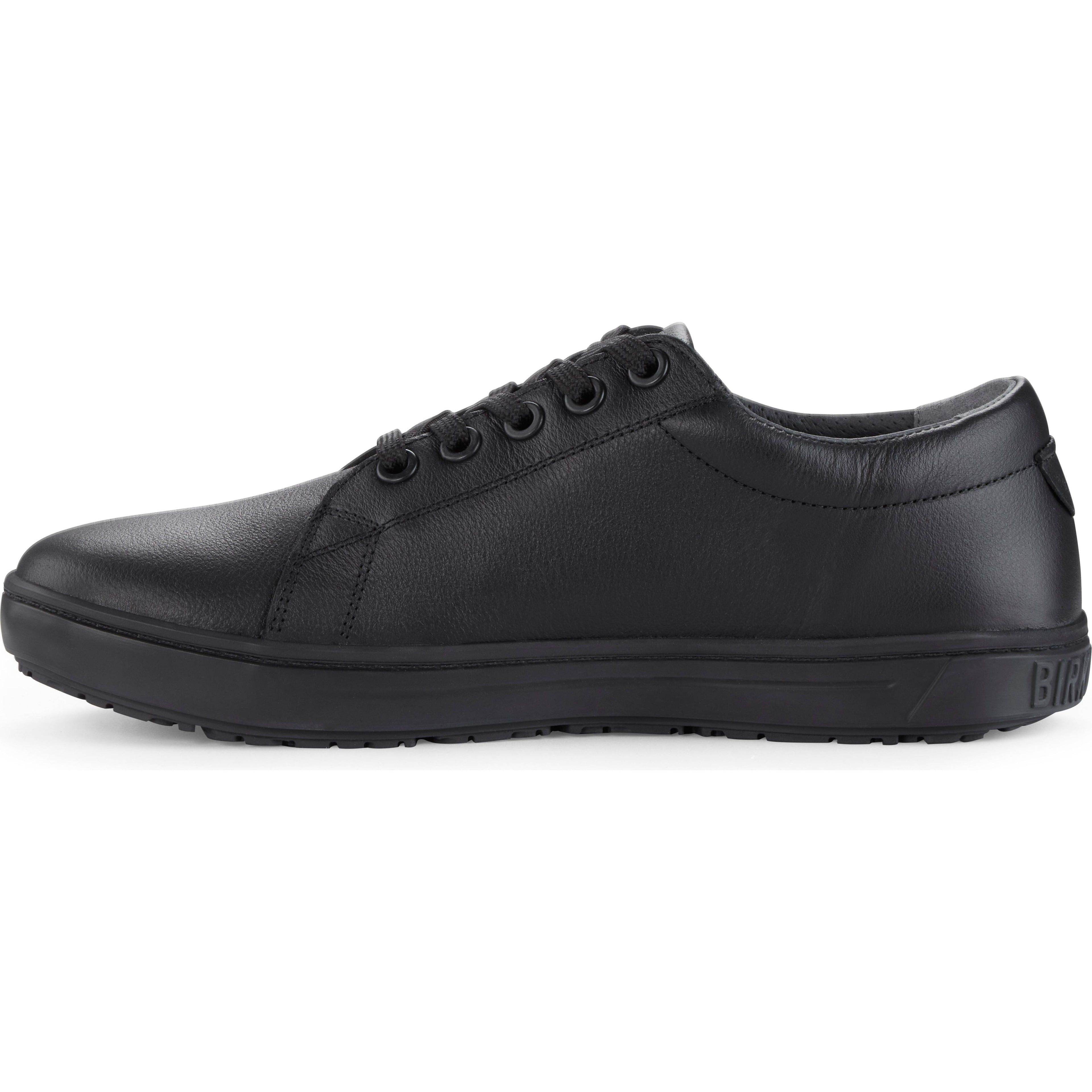 QO 500 Leather Safety Shoe in Black Leather
