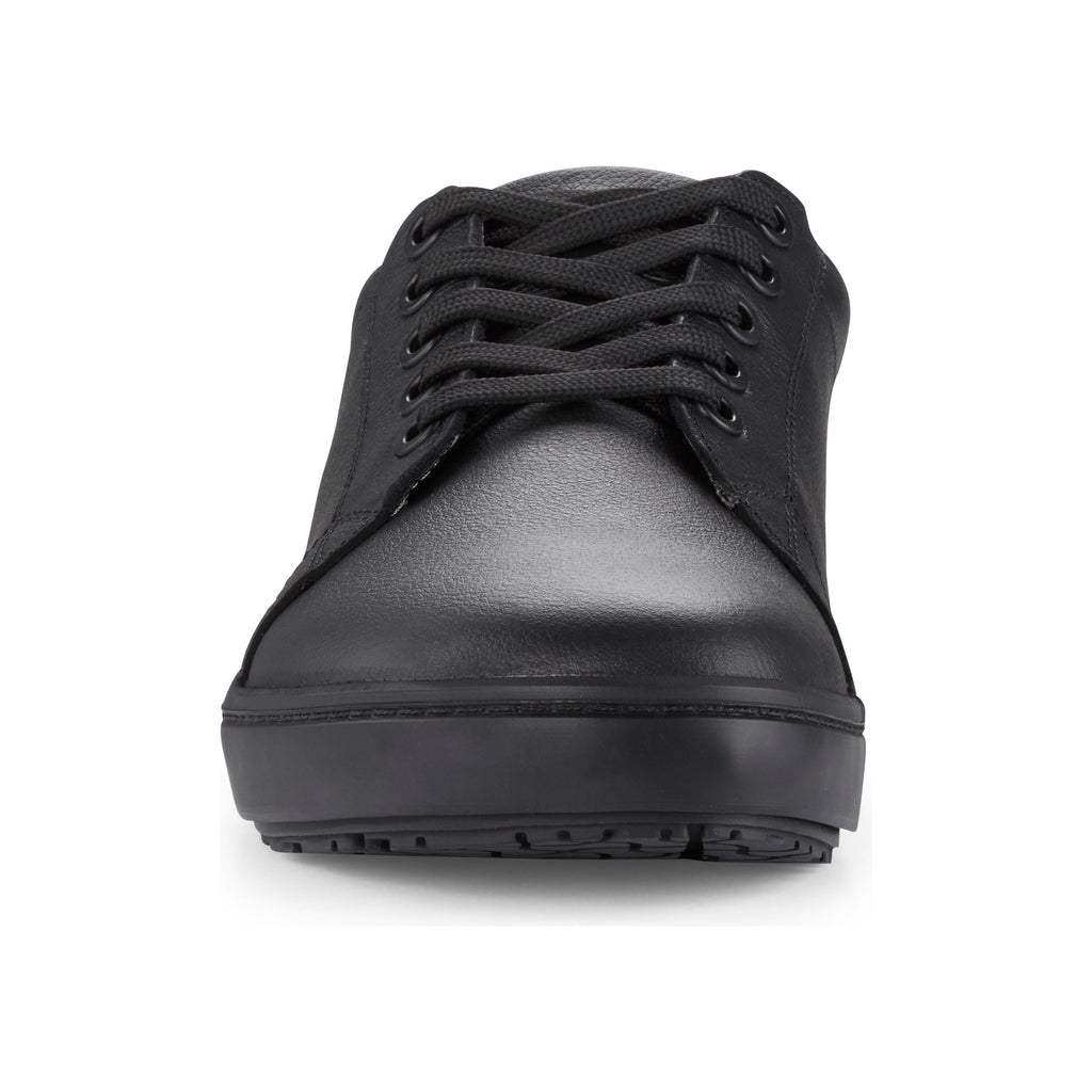 QO 500 Leather Safety Shoe in Black Leather