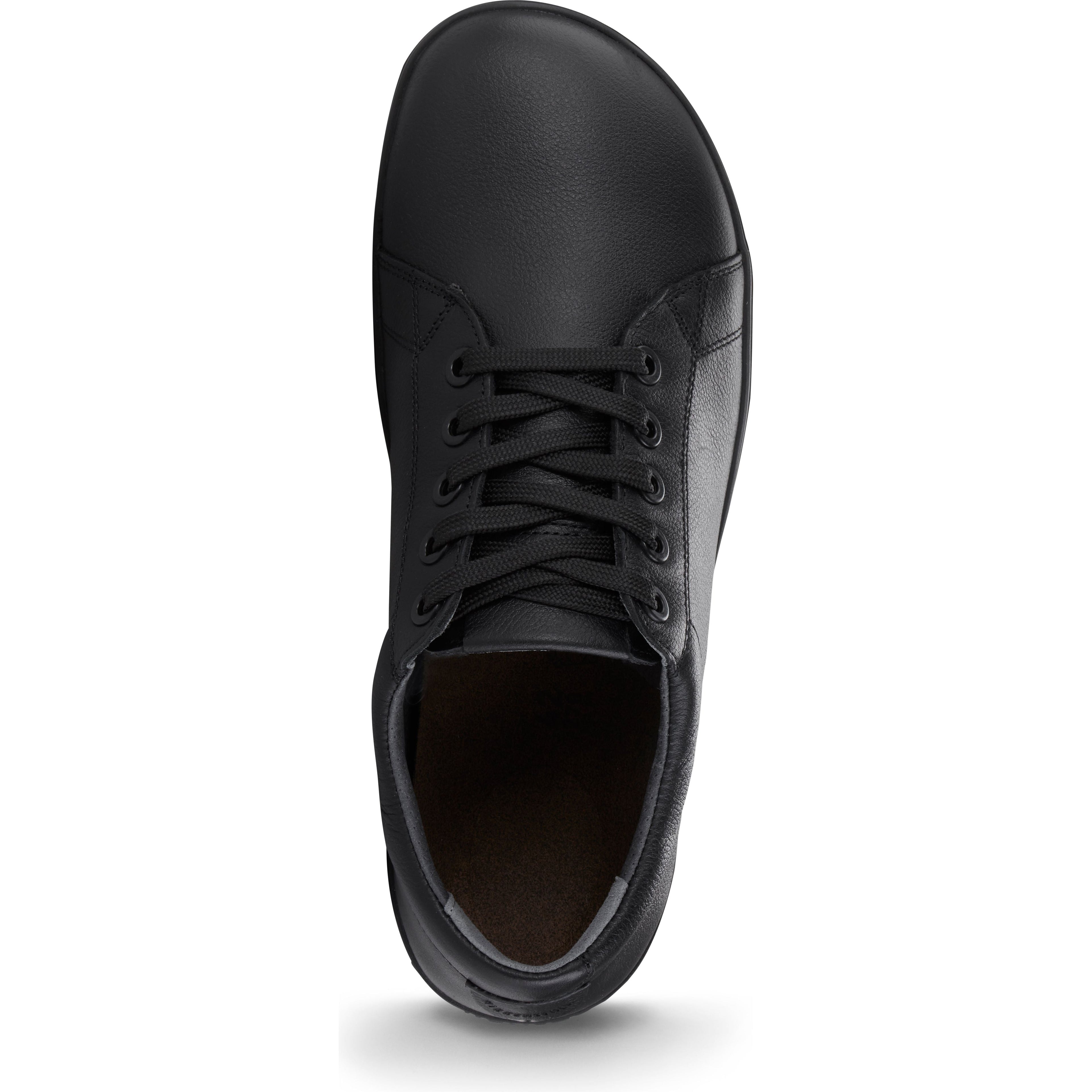 QO 500 Leather Safety Shoe in Black Leather