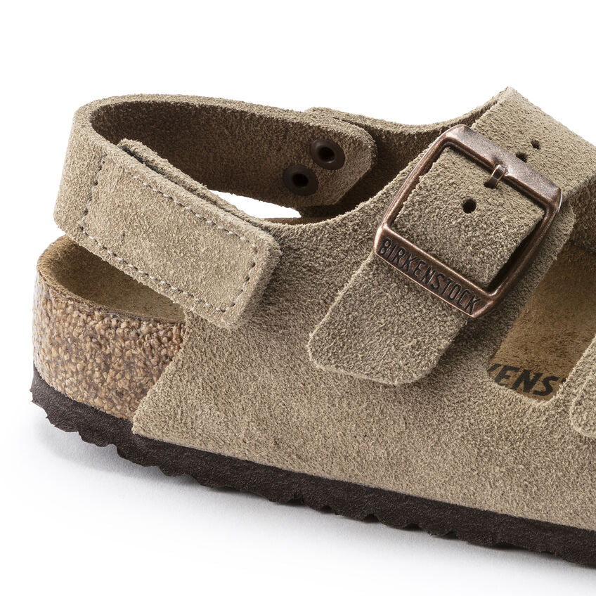 Kid's Milano HL Suede in Taupe