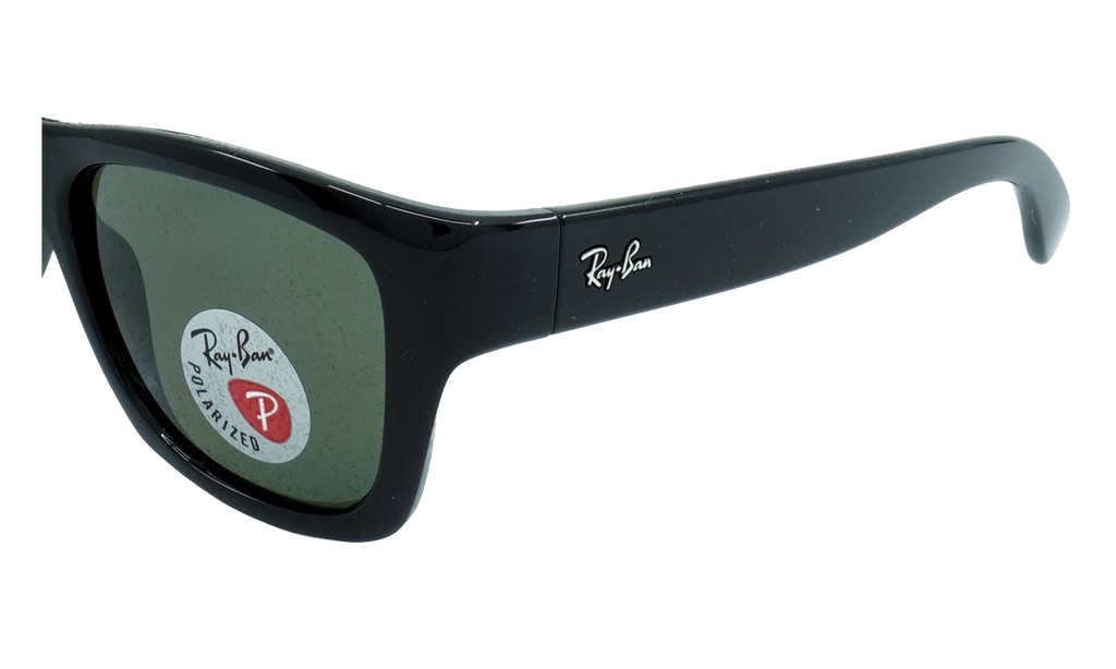 Wayfayer Polarized Sunglasses "Black" RB4194-601-9A_53