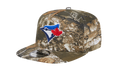 9FIFTY Toronto Blue Jays A Frame Snapback Hat "Real Tree" NE406