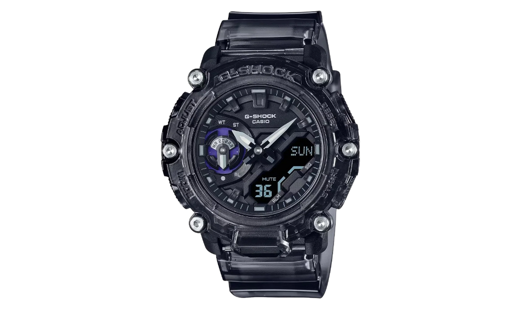 ANALOG-DIGITAL Sound Wave Series "Black / Transparent" GA2200SKL 8A