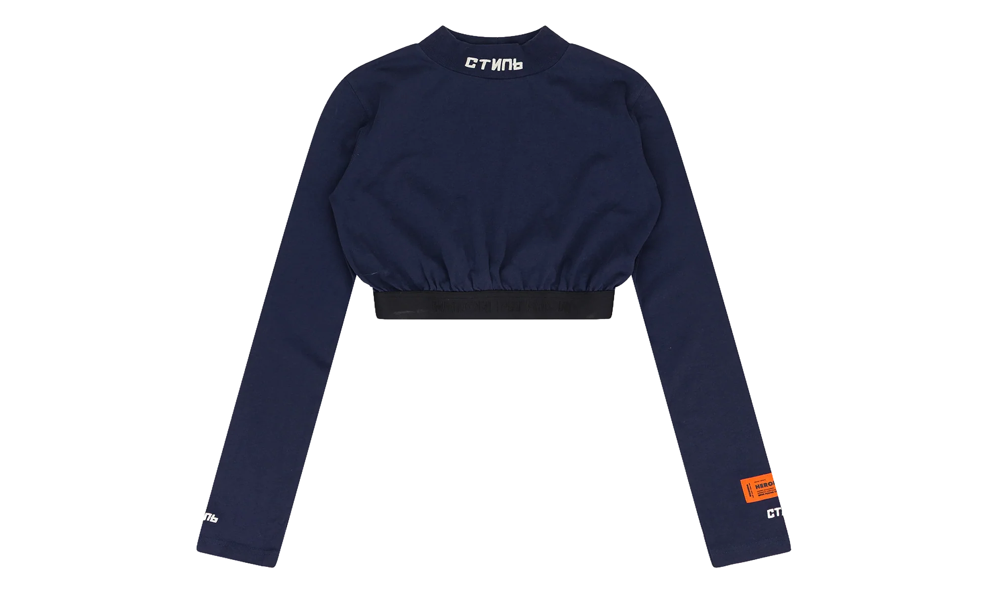 Cotton Turtleneck Top "Blue" HRP WTPS 0001