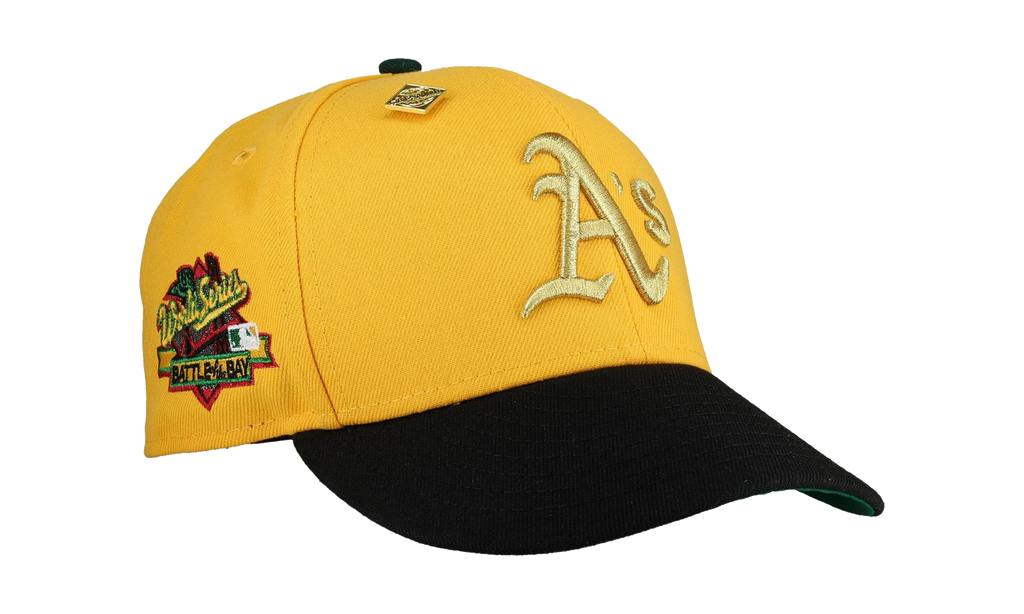59FIFTY Oakland Athletics 1989 World Series Fitted Hat "Yellow / Gold" NE346