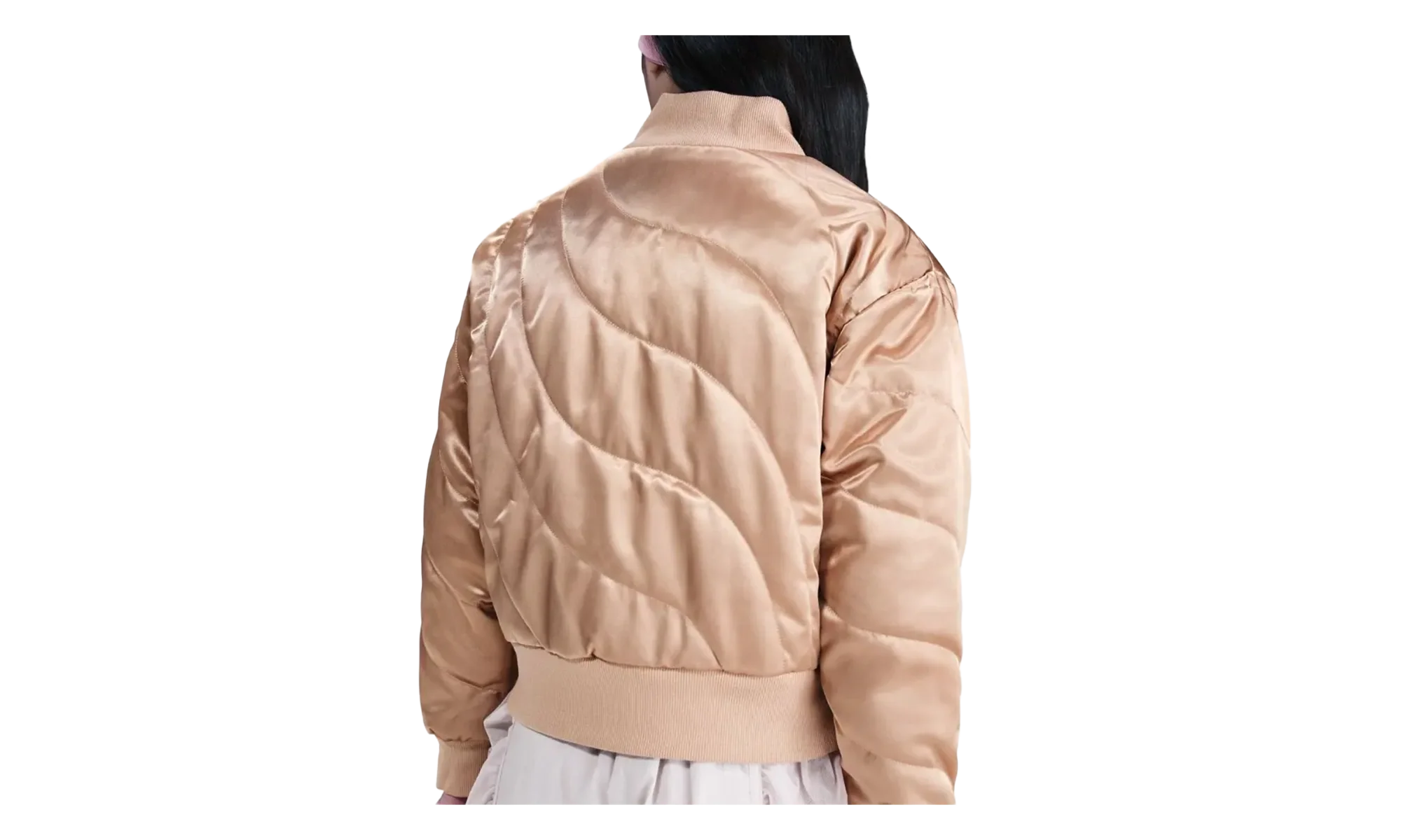 Kids’ Sportswear Bomber Jacket "Hemp / White" HQ9375 200