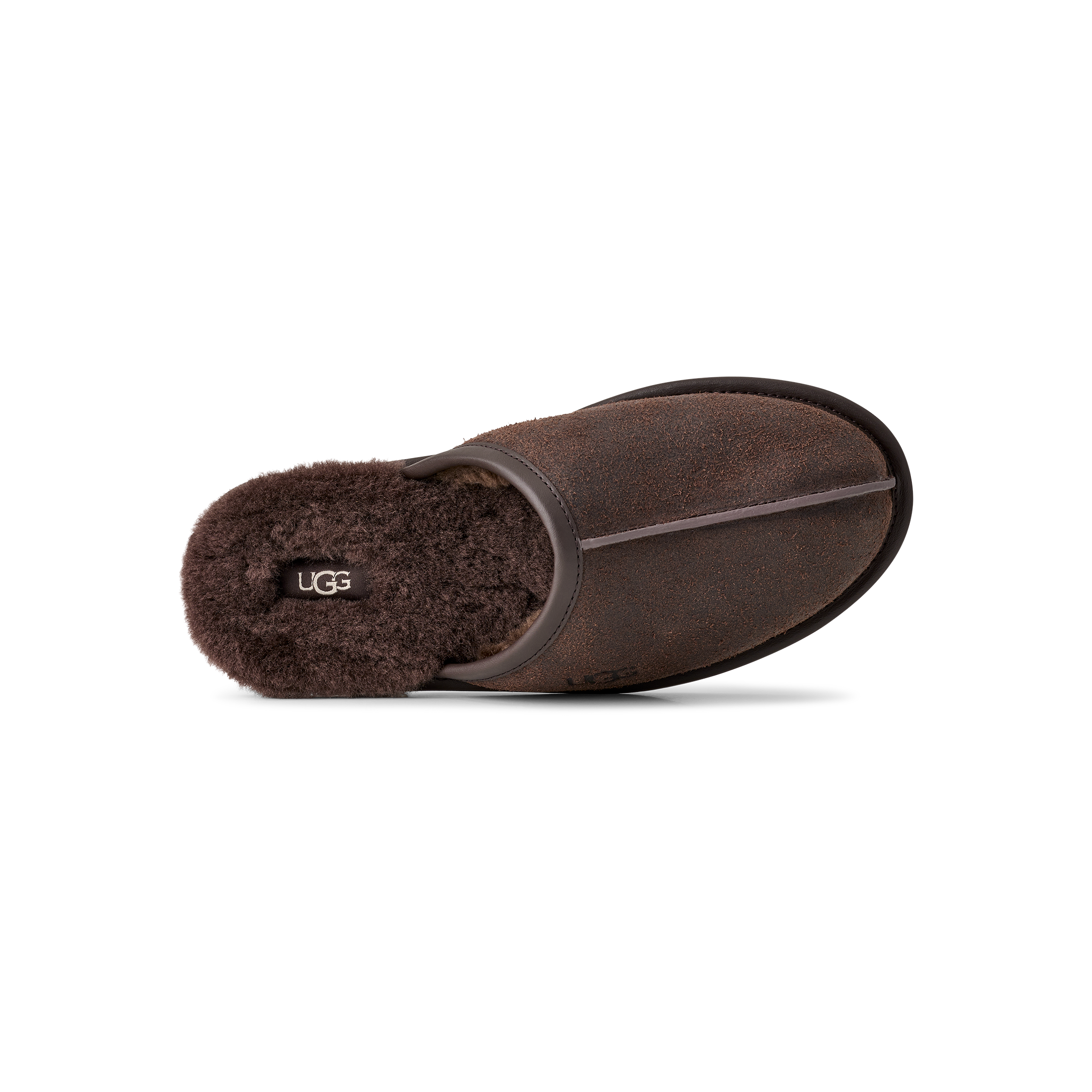 Men's Scuff Leather Distressed in Dusted Cocoa