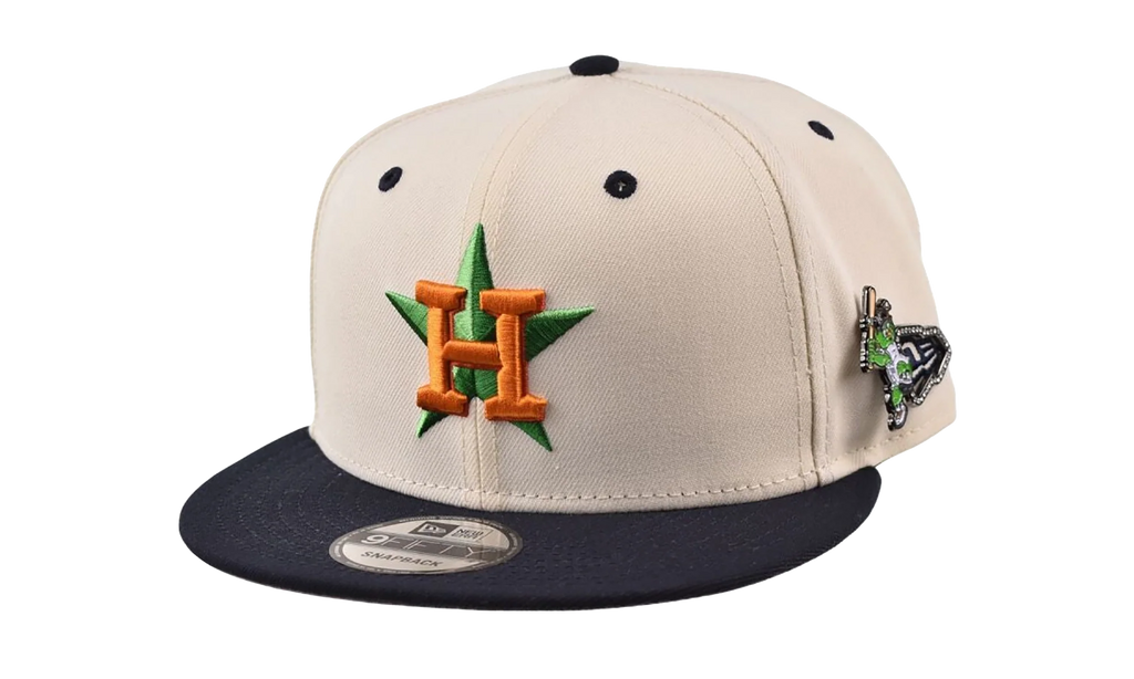 9FIFTY Mascot Pin Houston Astros Snapback "Beige / Navy" 60758457