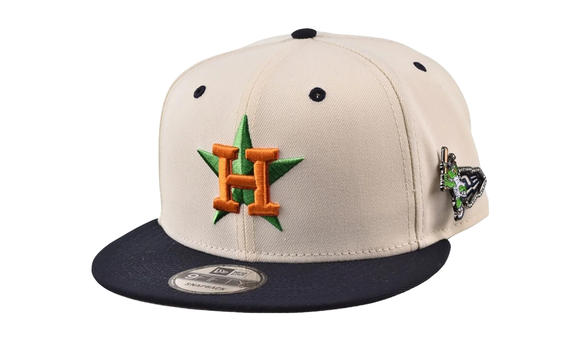 9FIFTY Mascot Pin Houston Astros Snapback "Beige / Navy" 60758457