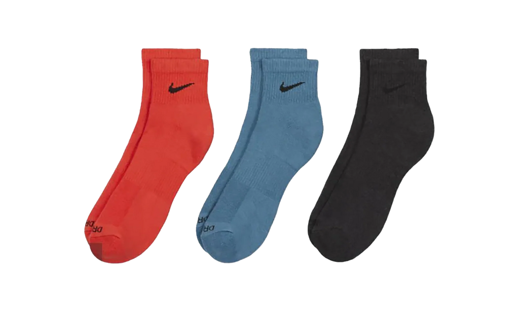 Everyday Plus Cushioned Training Ankle Socks (3 Pairs) "Multicolor" SX6890 912