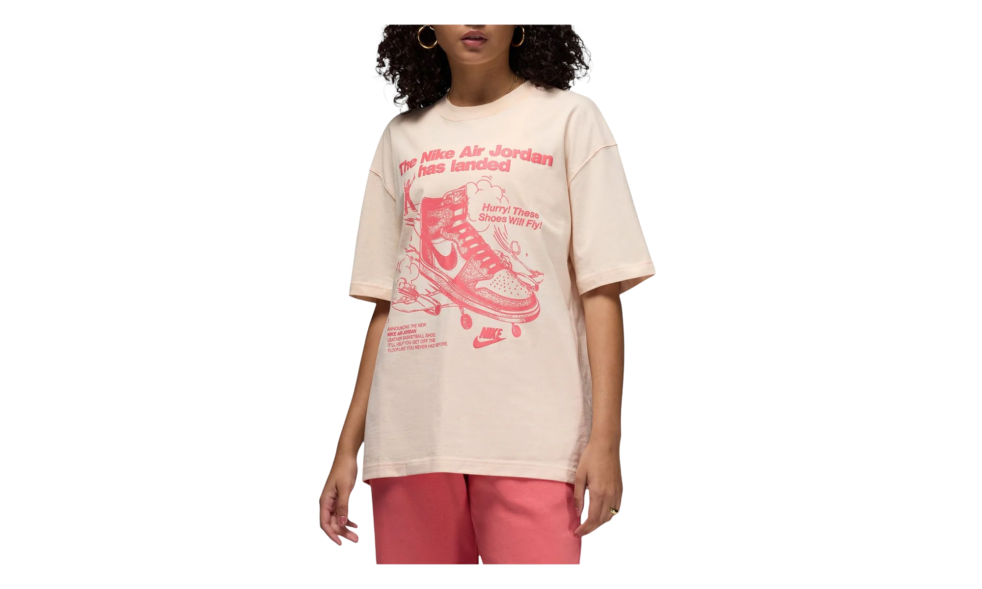 Jordan Oversized Graphic T-Shirt "Guava Ice" HJ0136 838