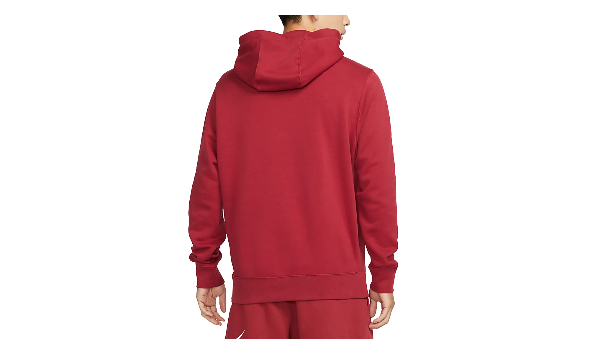 Sportswear Club Fleece Hoodie "University Red / White" BV2973 657