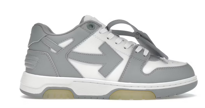 Out Of Office "OOO" Low Tops Grey White