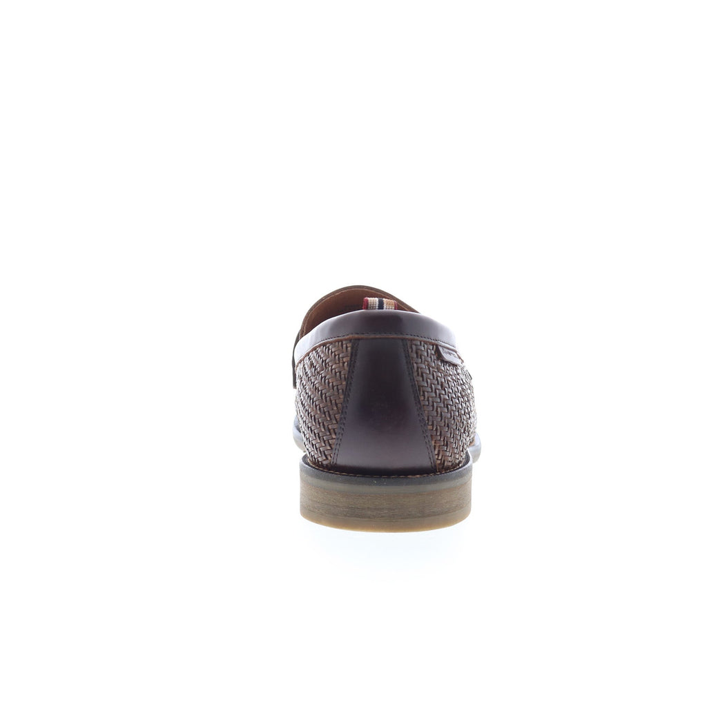 Ambitious 13479 Mens Brown Leather Slip On Loafers & Slip Ons Penny Shoes