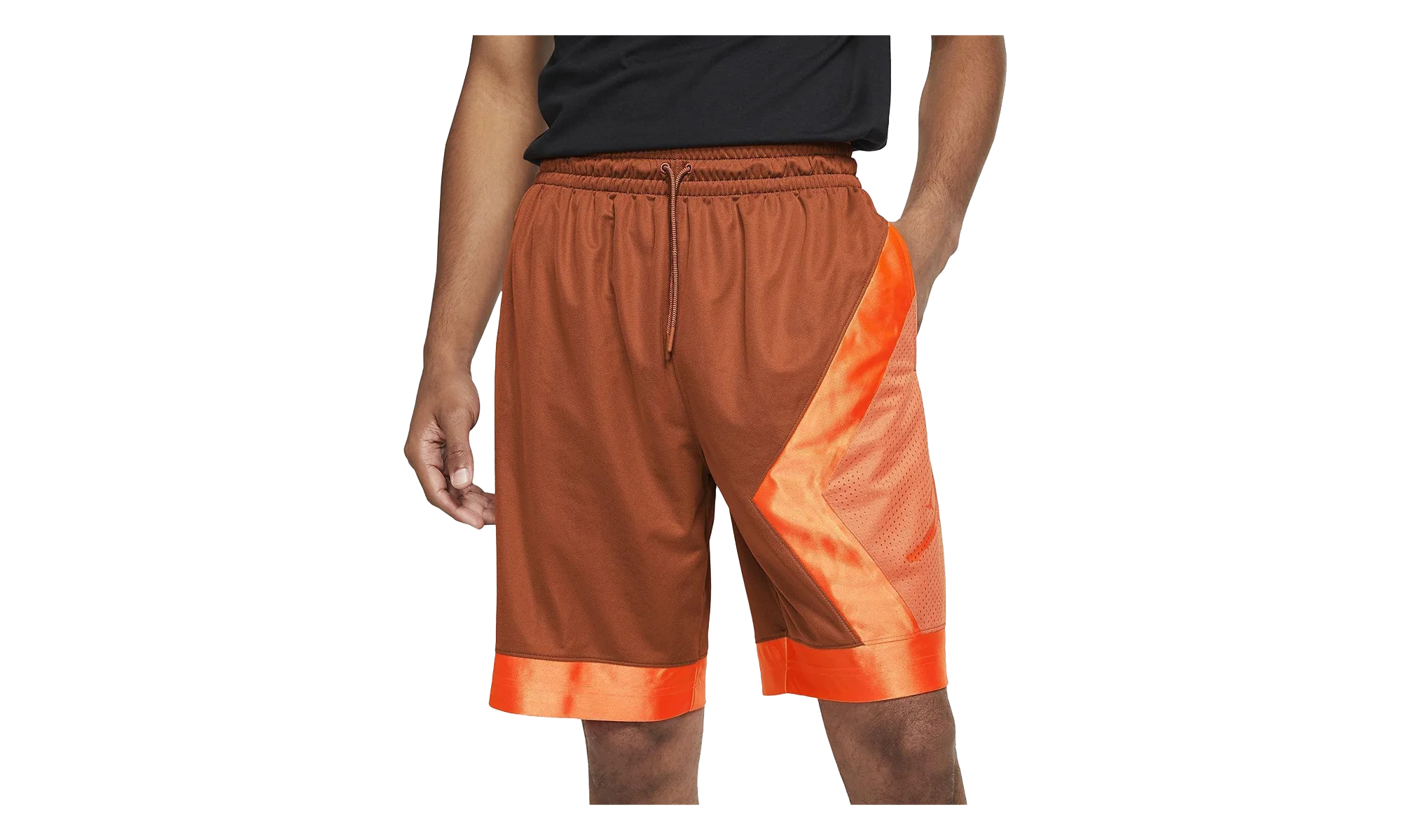 Air Jordan Jumpman Diamond Short "Dark Russet / Total Orange" AV3206 246