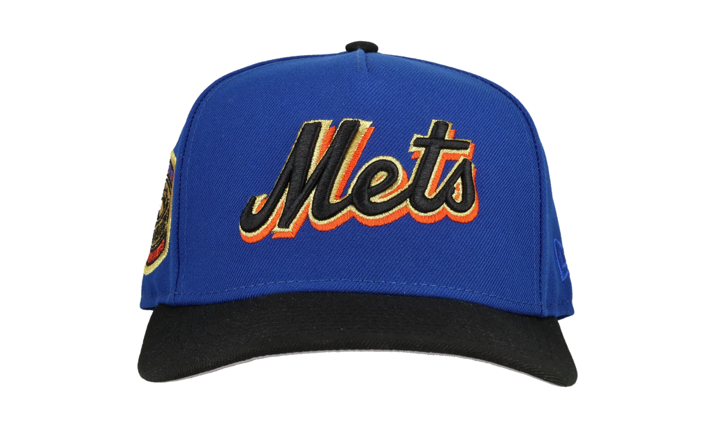 9FIFTY New York Mets 1969 World Series A Frame Snapback Hat "Royal Blue / Black" NE179