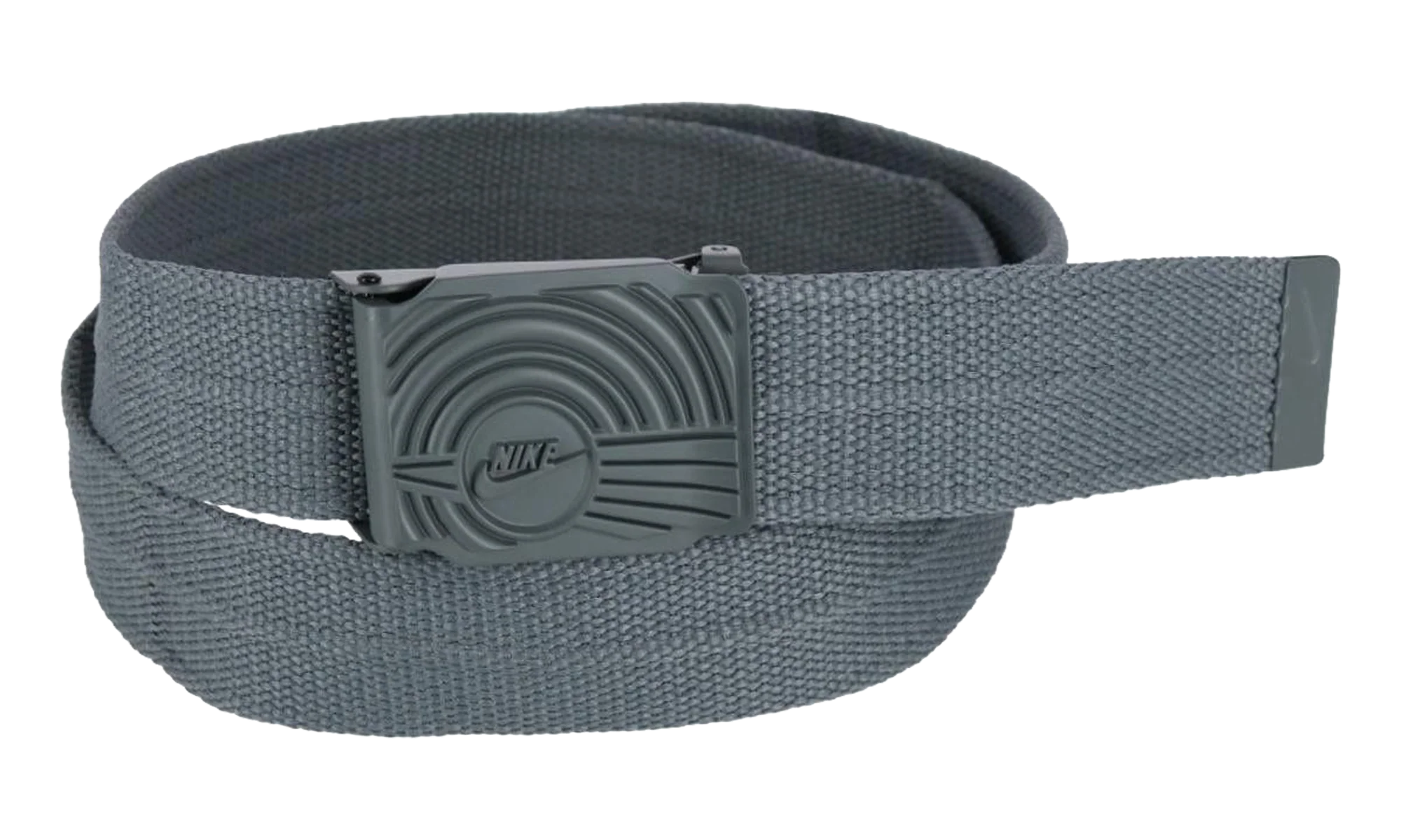 Ribbed Web Belt "Dunk Inspired Buckle - Dark Gray" 18001051 FA