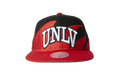 NCAA Sharktooth Snapback Cap "UNLV Rebels - Black / Red" HHSS3304 LVEYYPPPBKRD