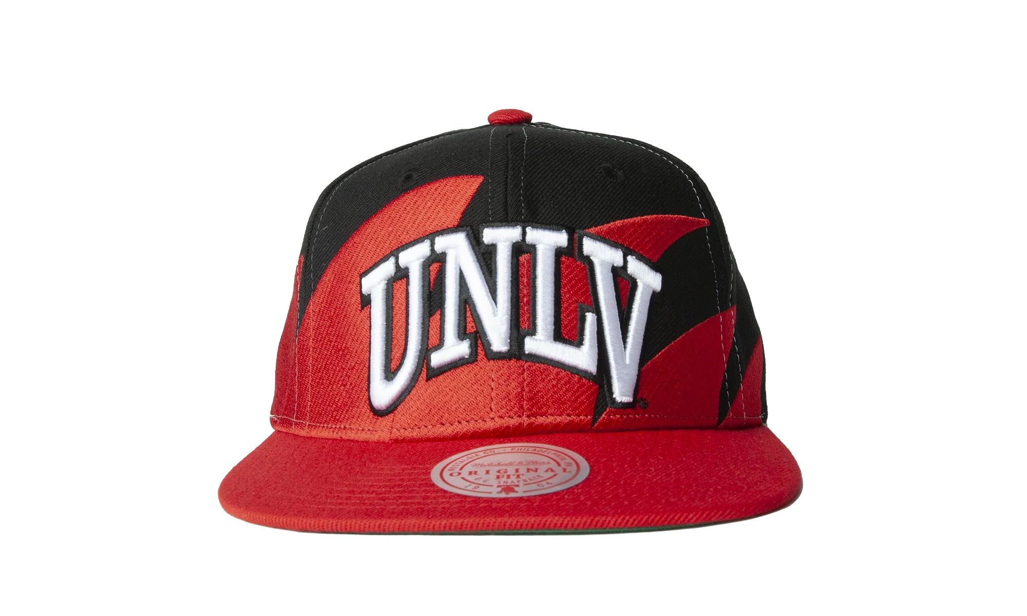 NCAA Sharktooth Snapback Cap "UNLV Rebels - Black / Red" HHSS3304 LVEYYPPPBKRD