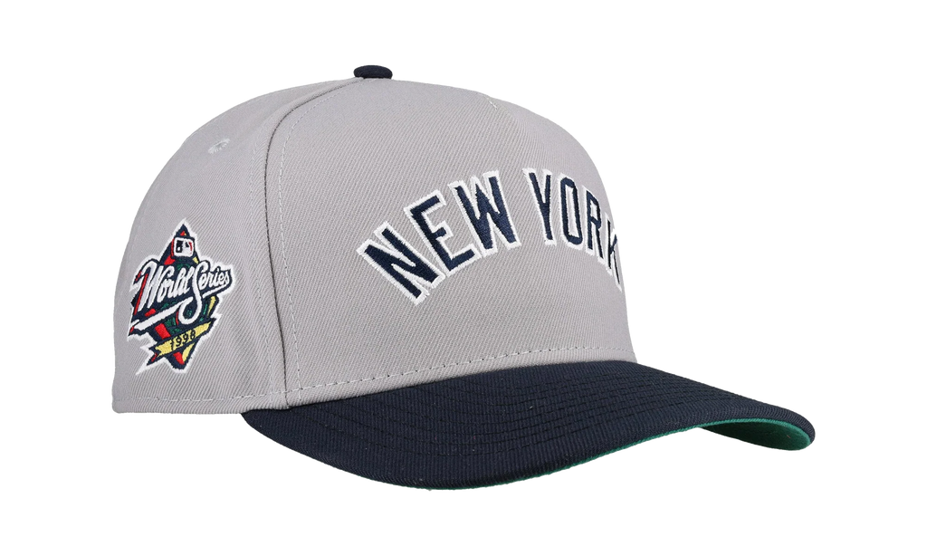 9FIFTY New York Yankees 1998 World Series Script A Frame Snapback Hat "(Away Jersey)" NE246