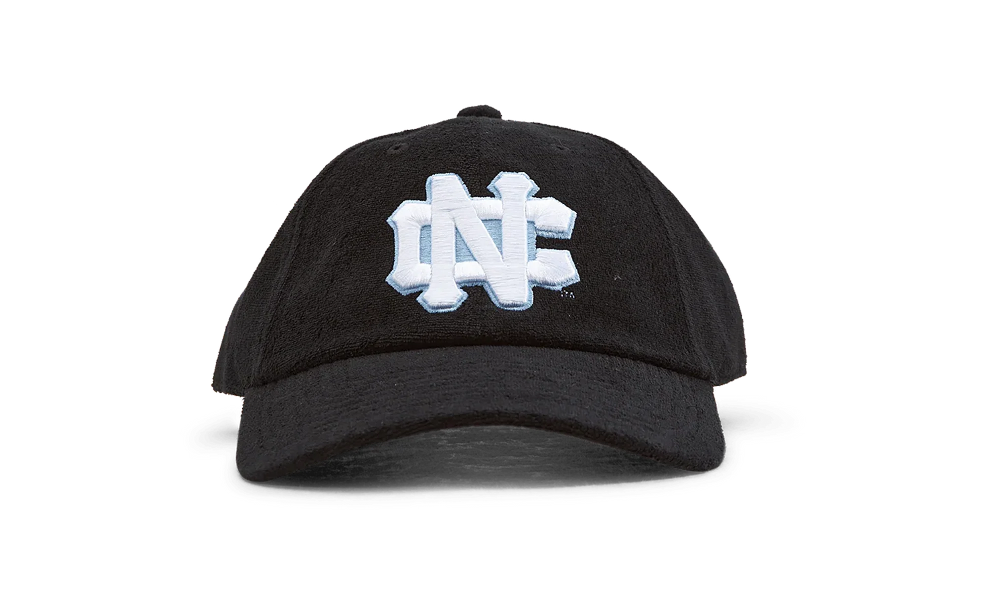 NCAA Terry Cloth Strapback Cap "North Carolina Tar Heels - Black" HLUX4525 UNCYYPPPBLCK
