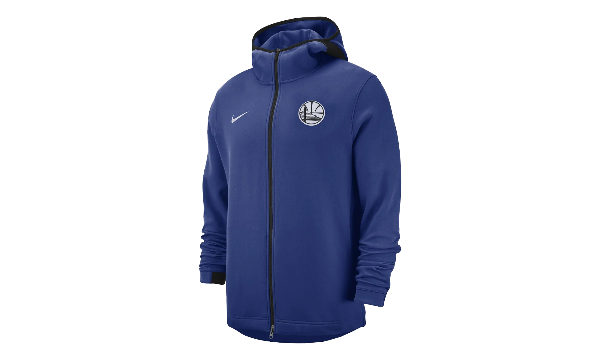 NBA Golden State Warriors Basketball Dry Fit Full Zip Hoodie "Blue" 940876 495