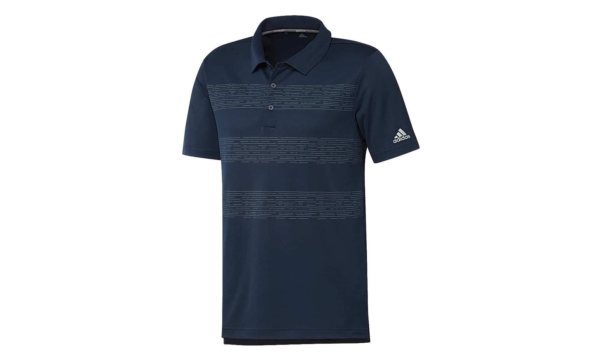 3-STRIPE PRINT GOLF POLO "Collegiate Navy" DZ8533
