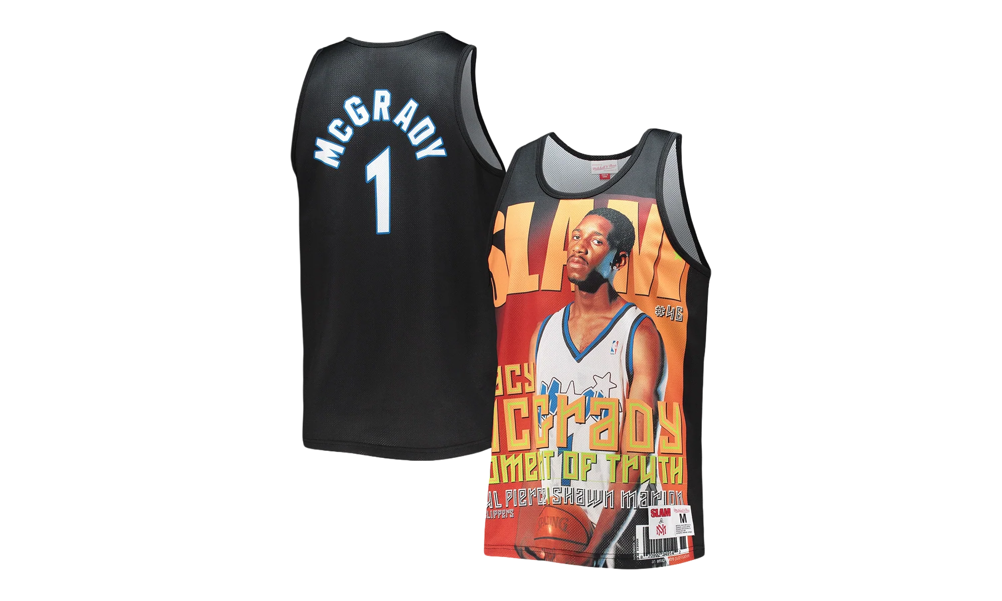 Slam Sublimated Tank "Tracy McGrady" TMTK3448-OMAYYTMCBLCK_S