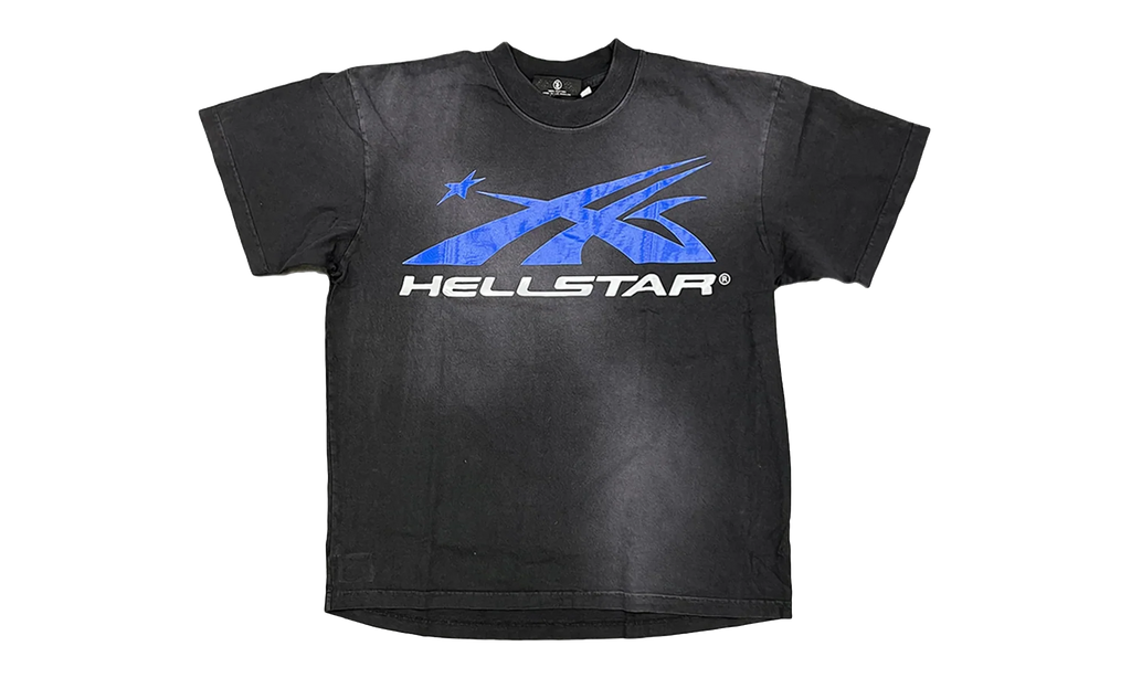 Gel Sport Logo T-Shirt "Black / Blue" HSR130