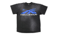 Gel Sport Logo T-Shirt "Black / Blue" HSR130