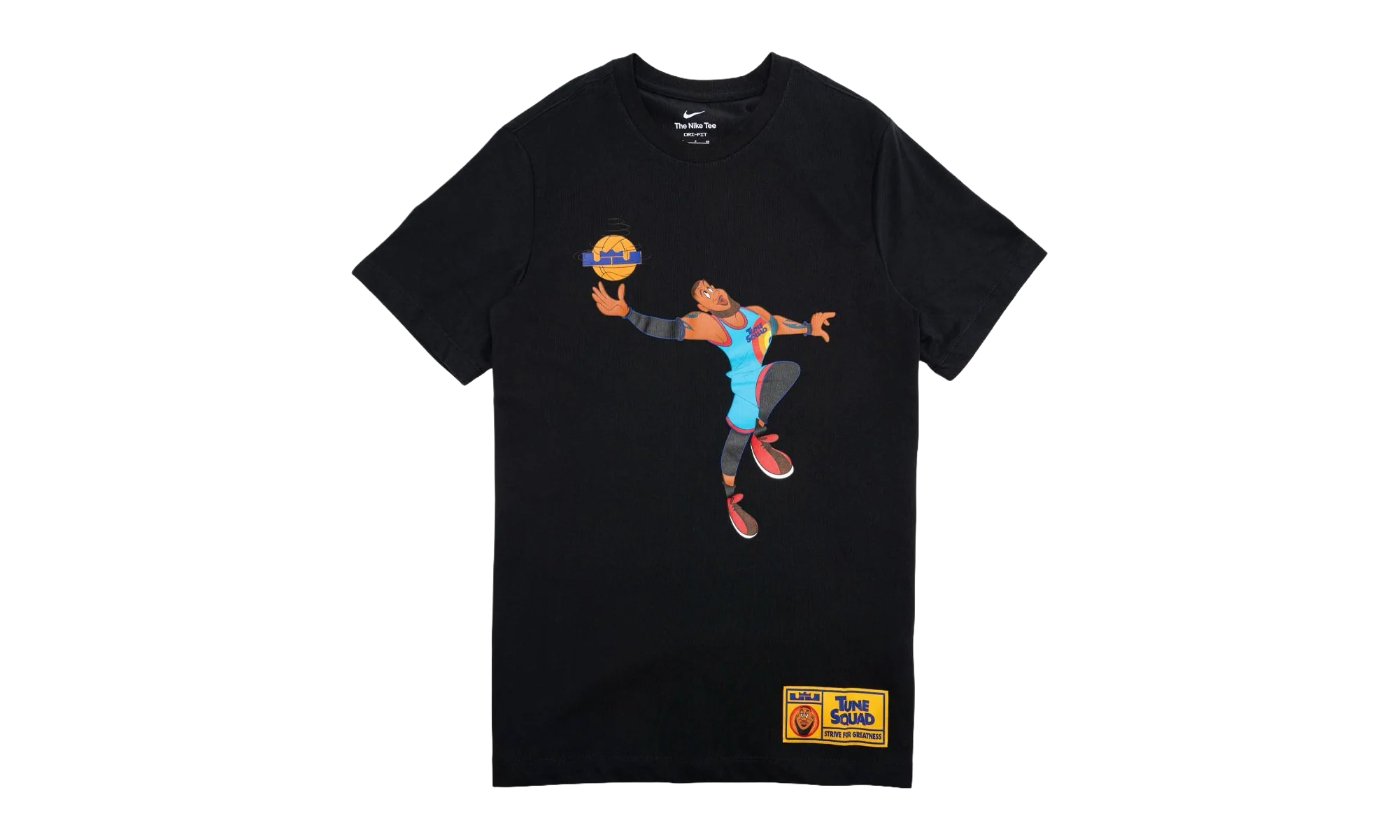 Lebron Dri-fit Basketball T-shirt "Space Jam A New Legacy - Black" DH3831 Blk
