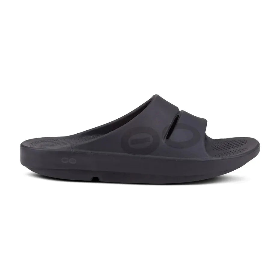 Unisex Ooahh Sports Sandals in Black Matte