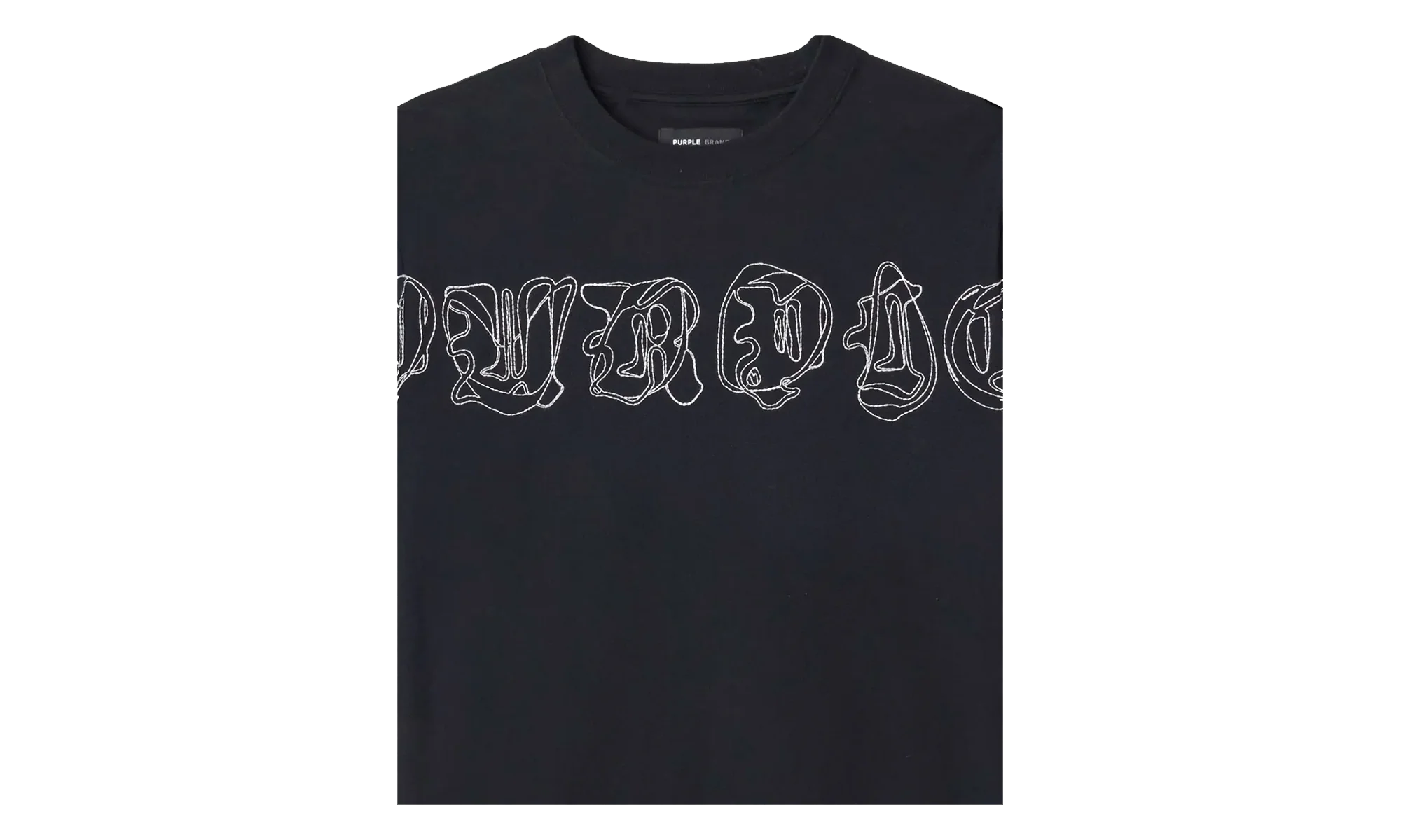 Logo Print Cotton T-Shirt "Black" P104 TBGO425