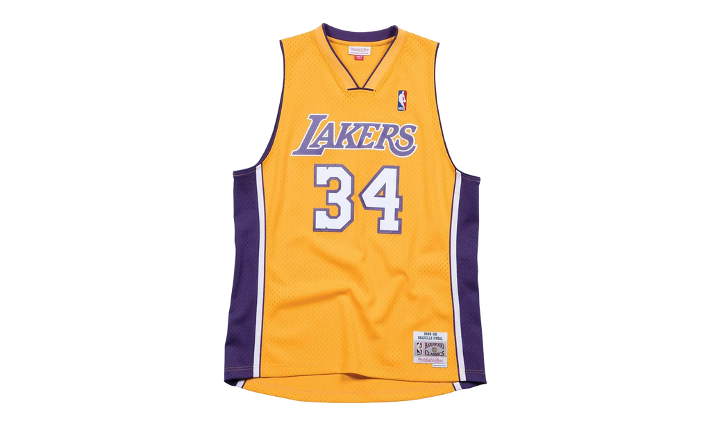 NBA Shaquille O’Neal Swingman Home Jersey "1999 Los Angeles Lakers - Gold" SMJYGS18179 LALLTGD99SON