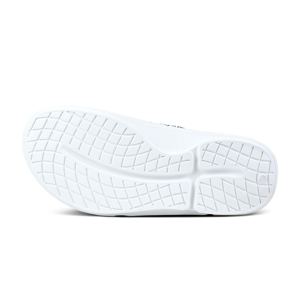 Unisex Ooahh Sports Flex Sandals in White Labyrinth