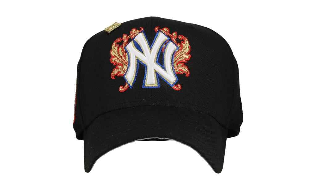 59FIFTY New York Yankees 1949 World Series Fitted Hat "Black Flames" NE225