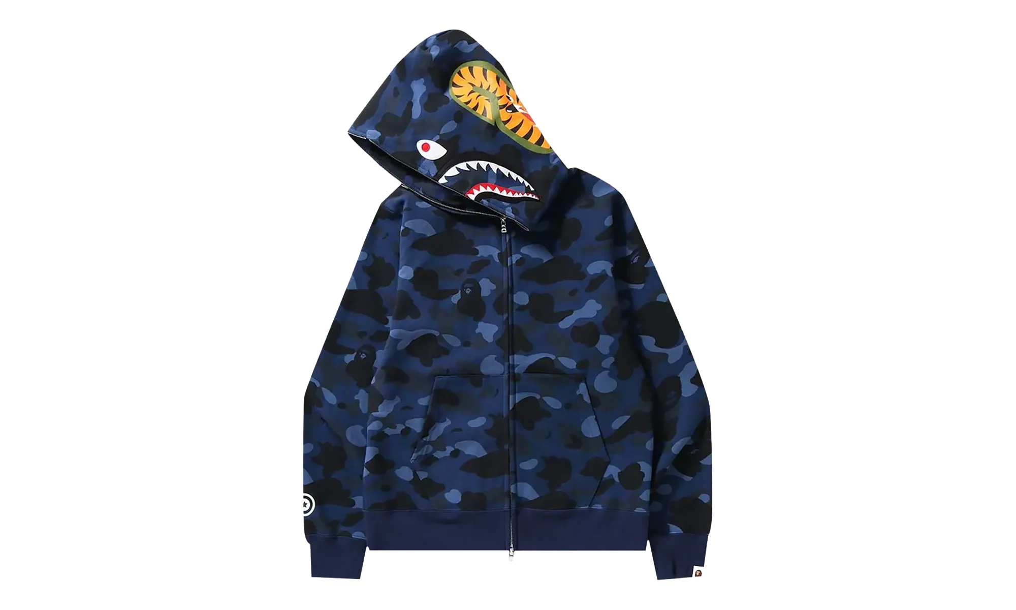 Color Camo Shark Full Zip Hoodie "Navy" 1H70 115 008 NAVY
