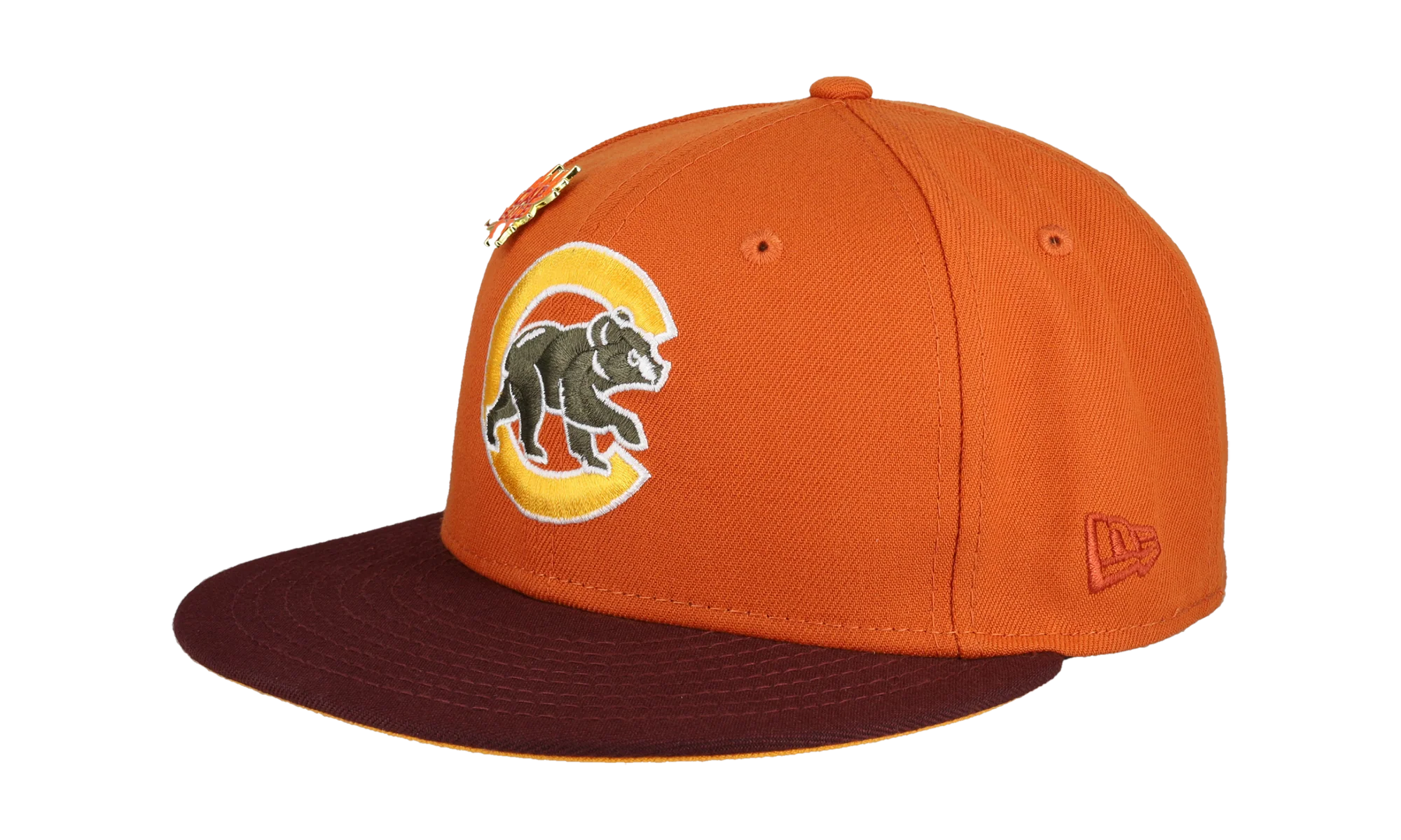 59FIFTY Chicago Cubs Fall Collection 2016 World Series Fitted Hat "Orange / Yellow" 123451290281