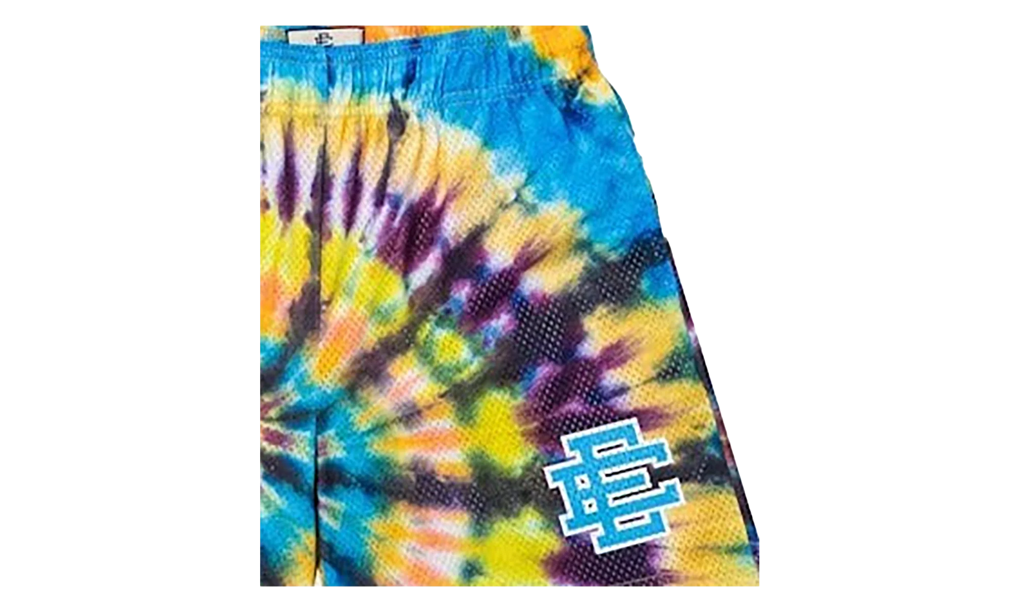 EE Basic Shorts (FW22) "Tie Dye Yellow Blue" EE217