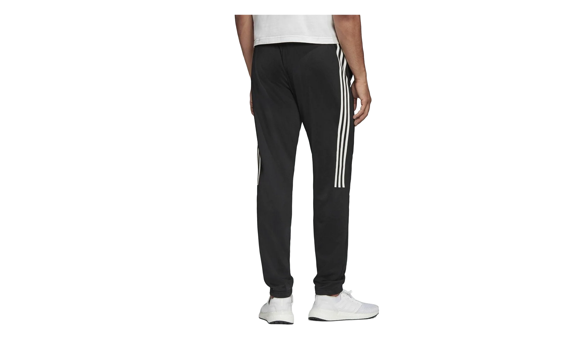 ESSENTIALS 3-STRIPES TAPERED TRICOT PANTS "Black" FK3157