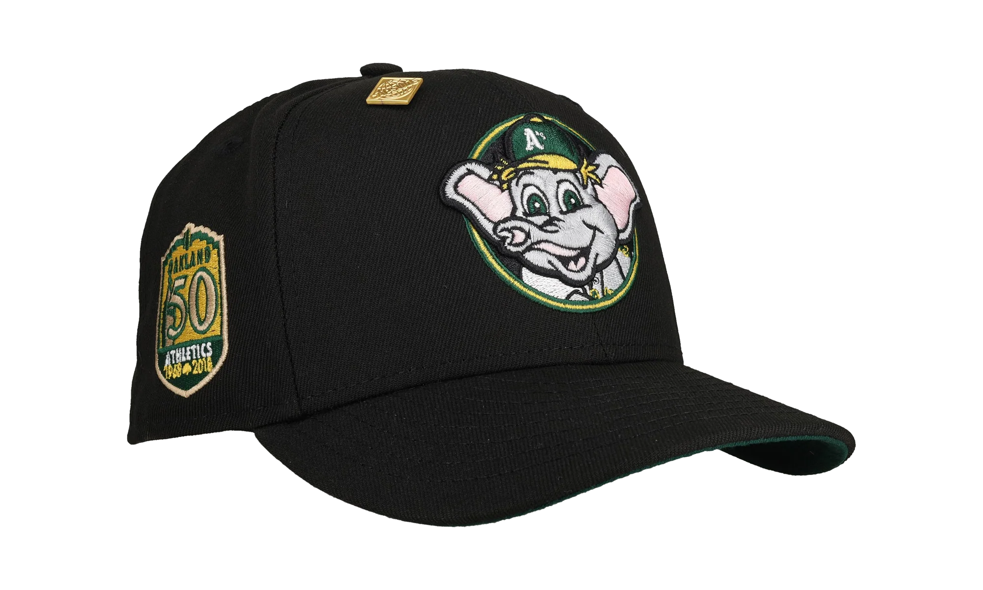 59FIFTY Oakland Athletics 50th Anniversary Fitted Hat ""Stompers" - Black" NE347