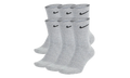 Everyday Plus Cushion No Show Socks (6 Pack) "Dark Grey" SX7666 064