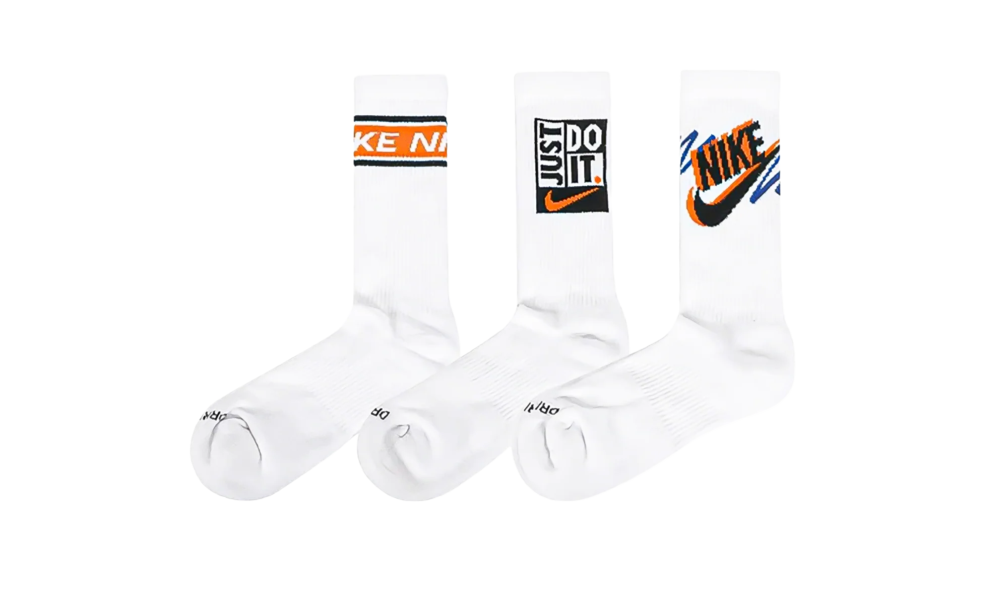 Everyday Plus Crew Socks (3 Pairs) "White" HJ9339 901