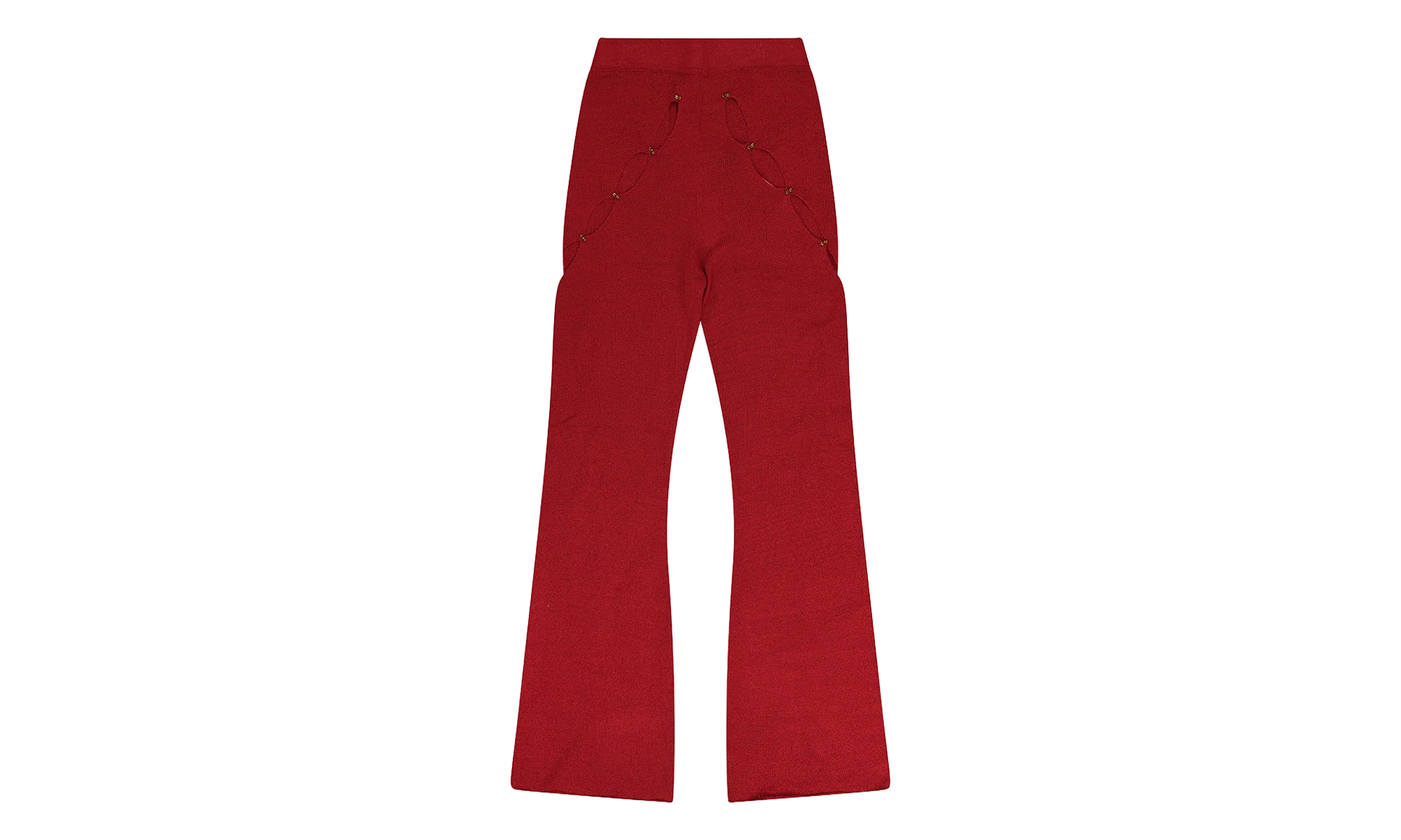Knit Flared Pants WMNS "Red" RHDWBTM0003 RED