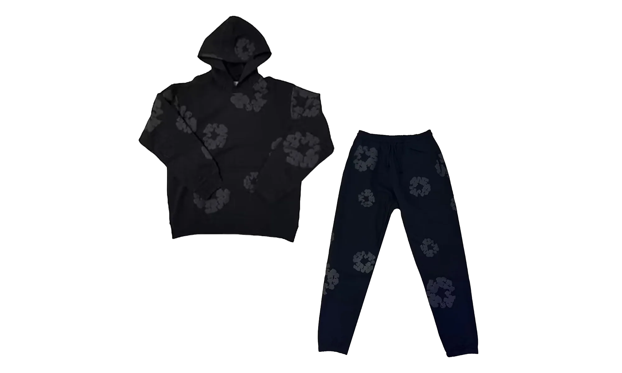 Mono Cotton Wreath (Full Set) "Black" DT317